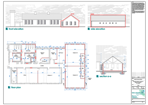 Kildavin National School Drawing